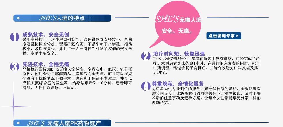 She's人流特點(diǎn)